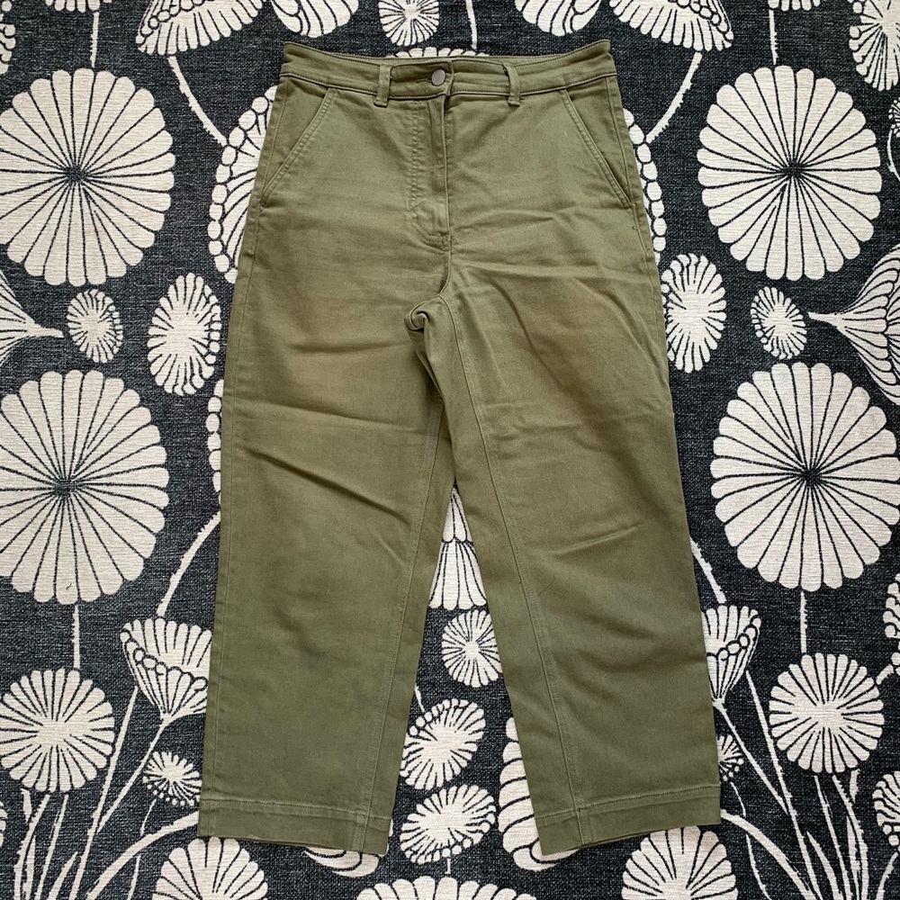 EVERLANE STRAIGHT LEG CROP - SZ 6 SHORT - SURPLUS